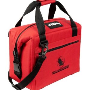 Portable Cooler Polar Skin™ Red, 7 X 12 X 14 Inch, Keeps Ice for 24 hours in 100+°F Heat
