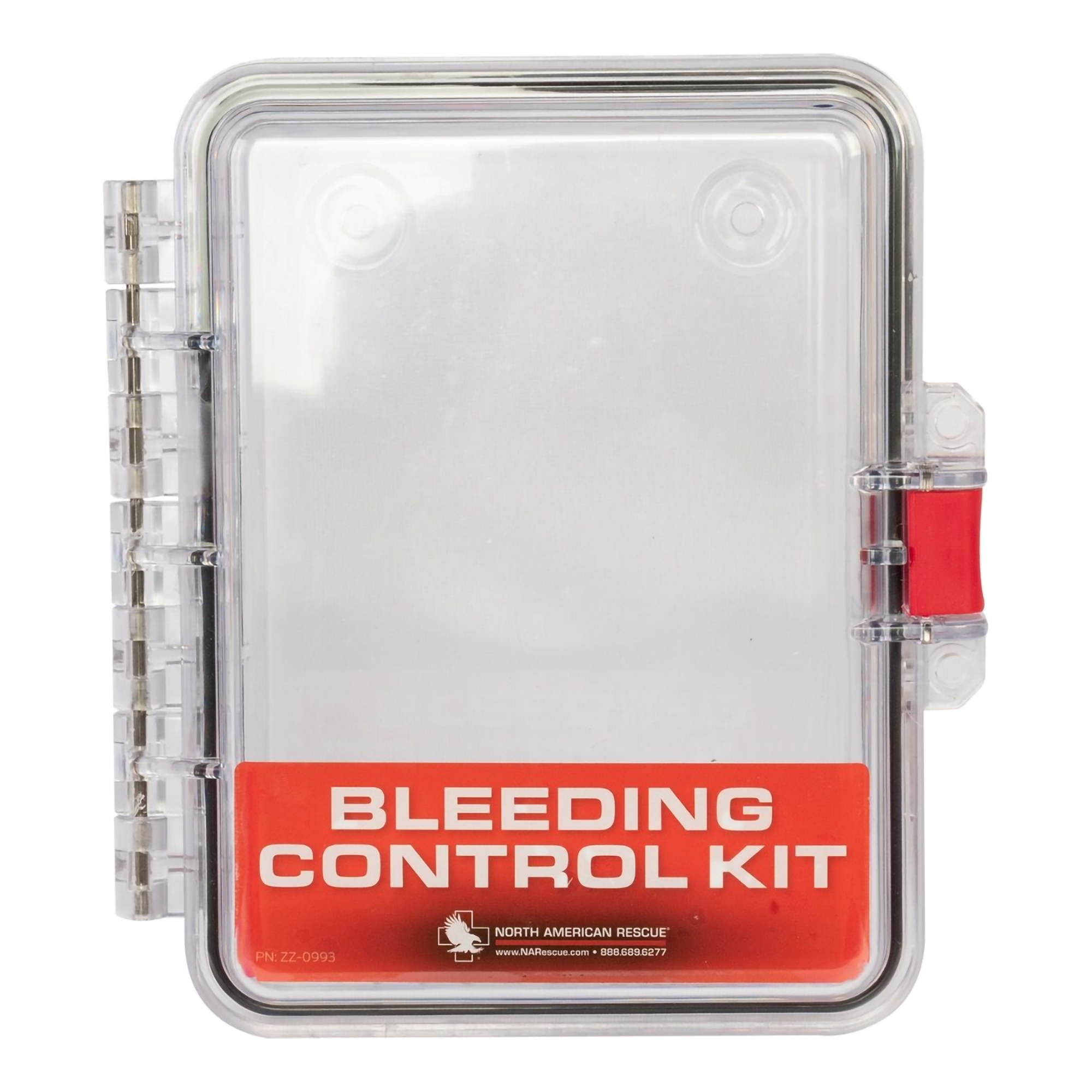 Bleeding Control Wall Case Clear, Polycarbonate, 4 X 8-1/2 X 9-1/4 Inch For Individual Public Access Bleeding Control Kit